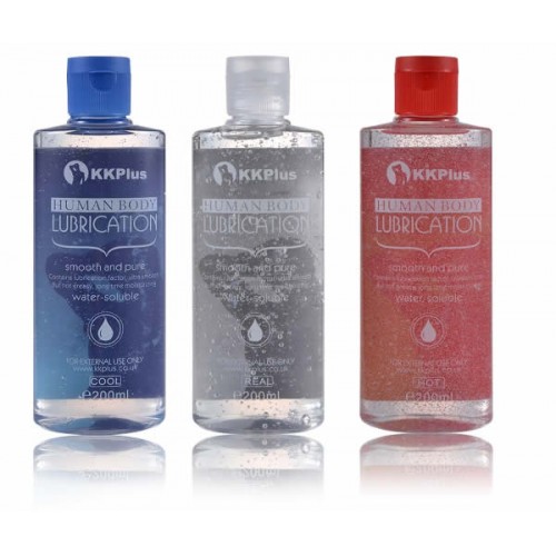 KKPLUS lubricant 200ML 3 typle( real style+hot style+cool style)