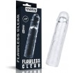 Flawless Clear冰雪无暇系列 可增粗30%增长2吋-增粗加长透明锁精水晶套