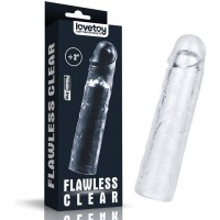 Lovetoy Flawless Clear Penis Sleeve Add 2''