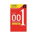  日本Okamoto 岡本 0.01 大碼 (3片)