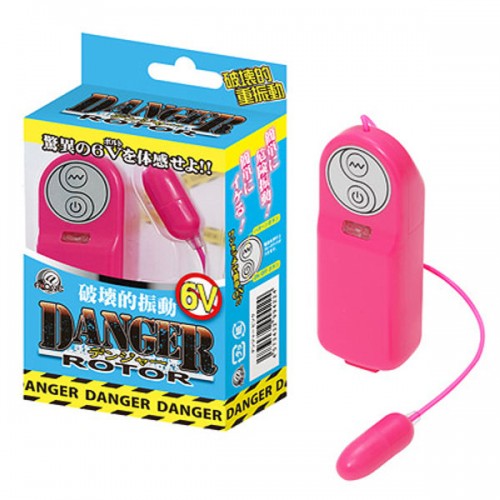 日本A-ONE - 6V DANGER ROTOR 最强震蛋 (粉红色)