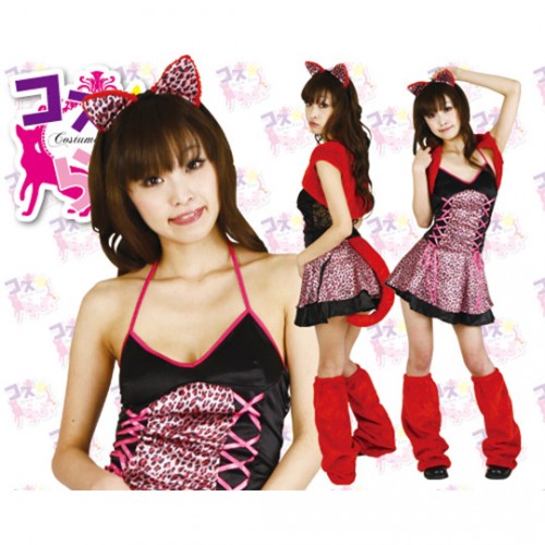 Koakuma-chan Little Devil Catgirl Cosplay Costume
