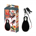 日本A-ONE 乳頭夾震蛋 黑色
