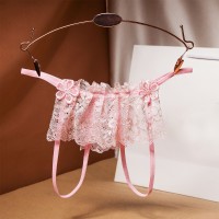 日本Costume Garden性感优雅的露裆内裤 PinkRevealing 女式内衣