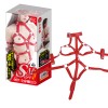 SMart Full Body Harness Red Tortoise shell bondage restraint