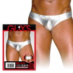 Guy's Tiny Male Briefs SilverTight, sexy underwear for men