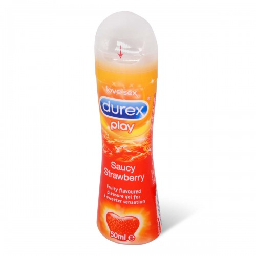 Durex Play Saucy Strawberry Lubricant 50ml Water-based Lubricant