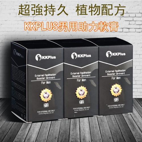 (3盒特惠價)KKPLUS 男用助力軟膏 增強硬度助勃