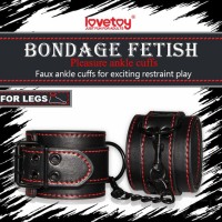 BONDAGE FETISH奴役虐戀系列-SM皮革腳銬