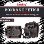 BONDAGE FETISH奴役虐恋系列-SM皮革手铐