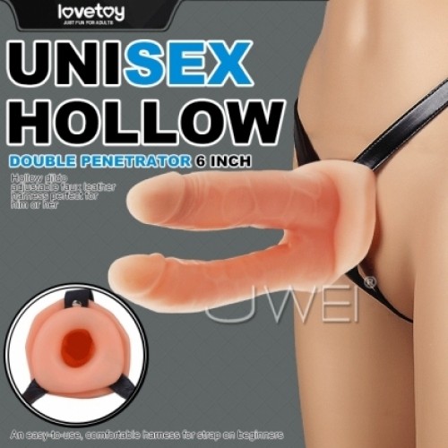 Lovetoy Unisex Hollow 男用穿戴式空心双龙棒