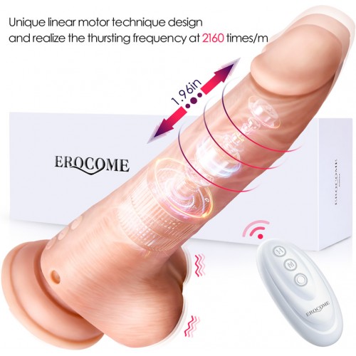 EROCOME Ophiuchus 蛇夫座 强震动伸缩 遥控吸盘阳具自慰棒