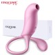 Erocome - Tucana Dual Clitoral Air Stimulator with Bullet (Pink)