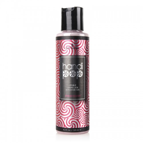 美国Sensuva-Handipop 可口交草莓味按摩啫喱-125ml