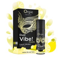 Orgie - Dual Vibe 跳動式口愛快感增強液-檸檬金湯力味
