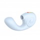Nomi Tang - Little Snail Duo小蜗牛Pro具有气流+敲击和振动功能的三重作用兔子震动器 蓝色