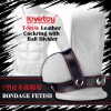 BONDAGE FETISH 虐恋系列-T字睪丸紧箍持久皮革套环