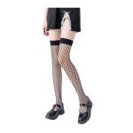 NPG STYLISH AVENUE fishnet stockings garter belt black