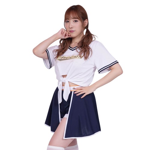 可愛啦啦隊長服裝性感女式角色扮演服裝