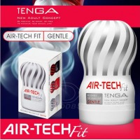 日本TENGA AIR-TECH FIT 舒適空壓飛機杯-柔情型 (白) 可重複使用