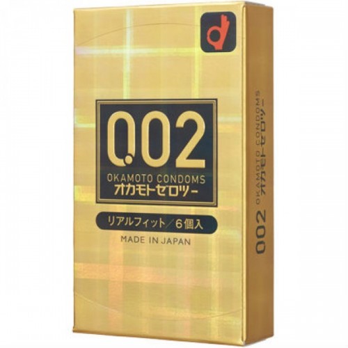 日本岡本0.02 真‧貼身 安全套 6片裝