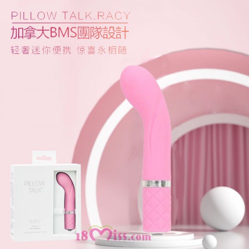 Pillow Talk Racy 趣豆 迷你G點C點震動棒-粉紅色